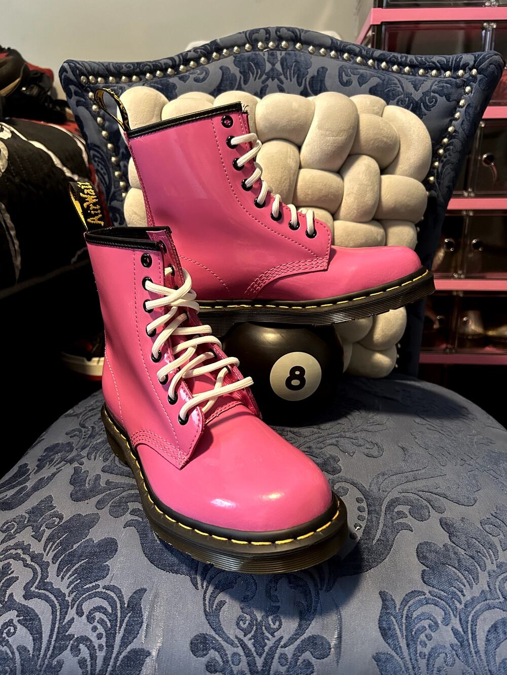 Dr Martens Barbie Pink Patent Leather Pascal size 7/EU 38
